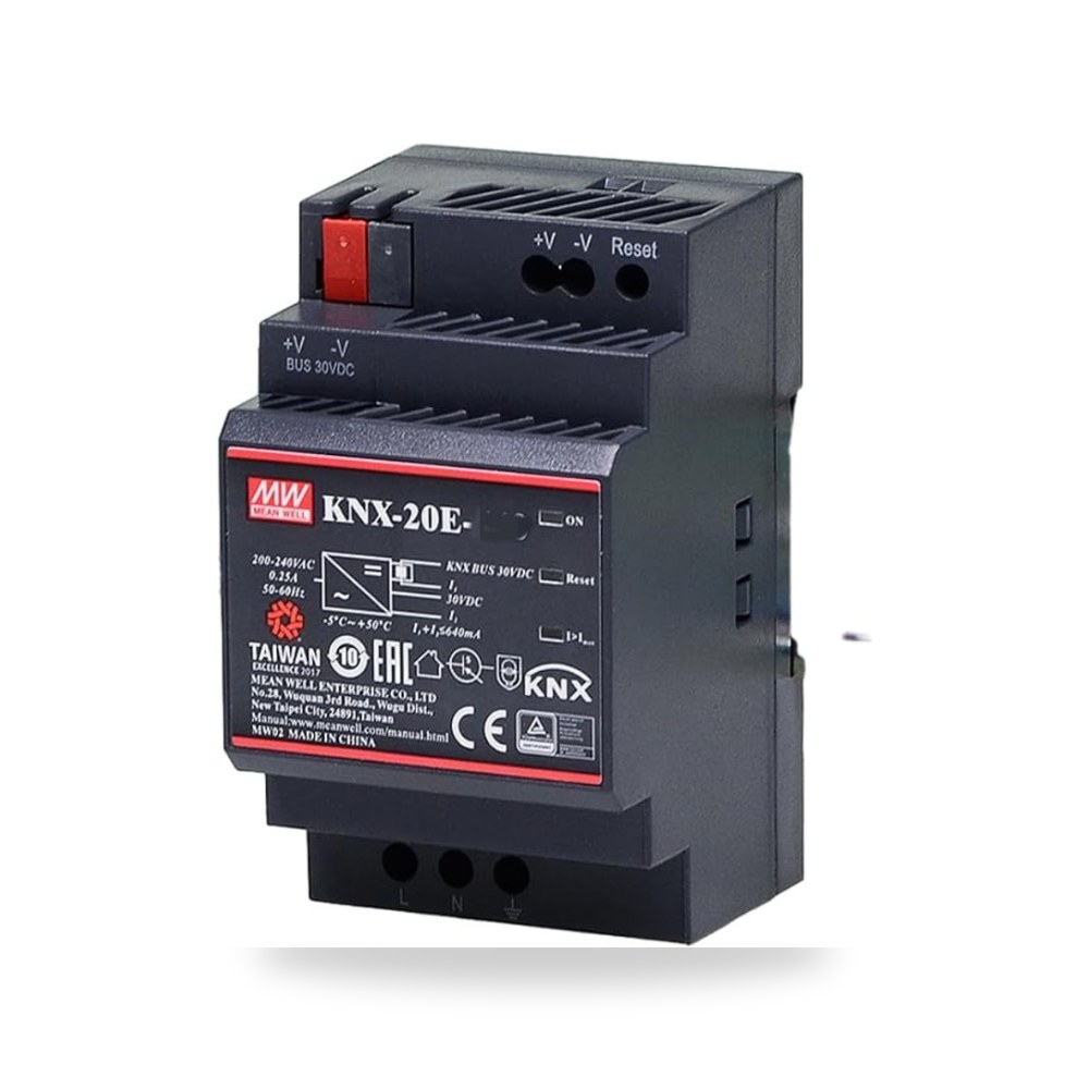 محول طاقة KNX 40 واط 1280 مللي امبير 1280D مع EYPVCLST موديل KNX-40E