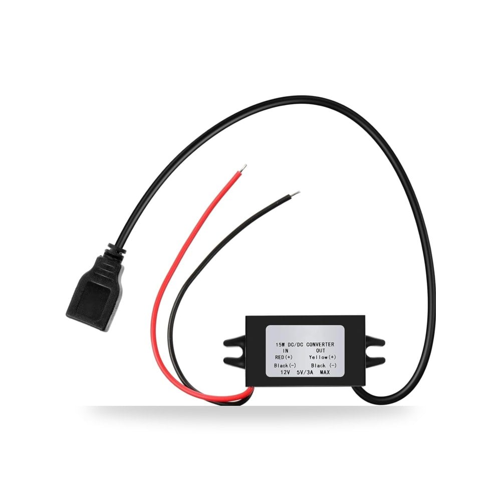 محول USB تيار مستمر 12 فولت الى 5 فولت، قطعة ويووداي