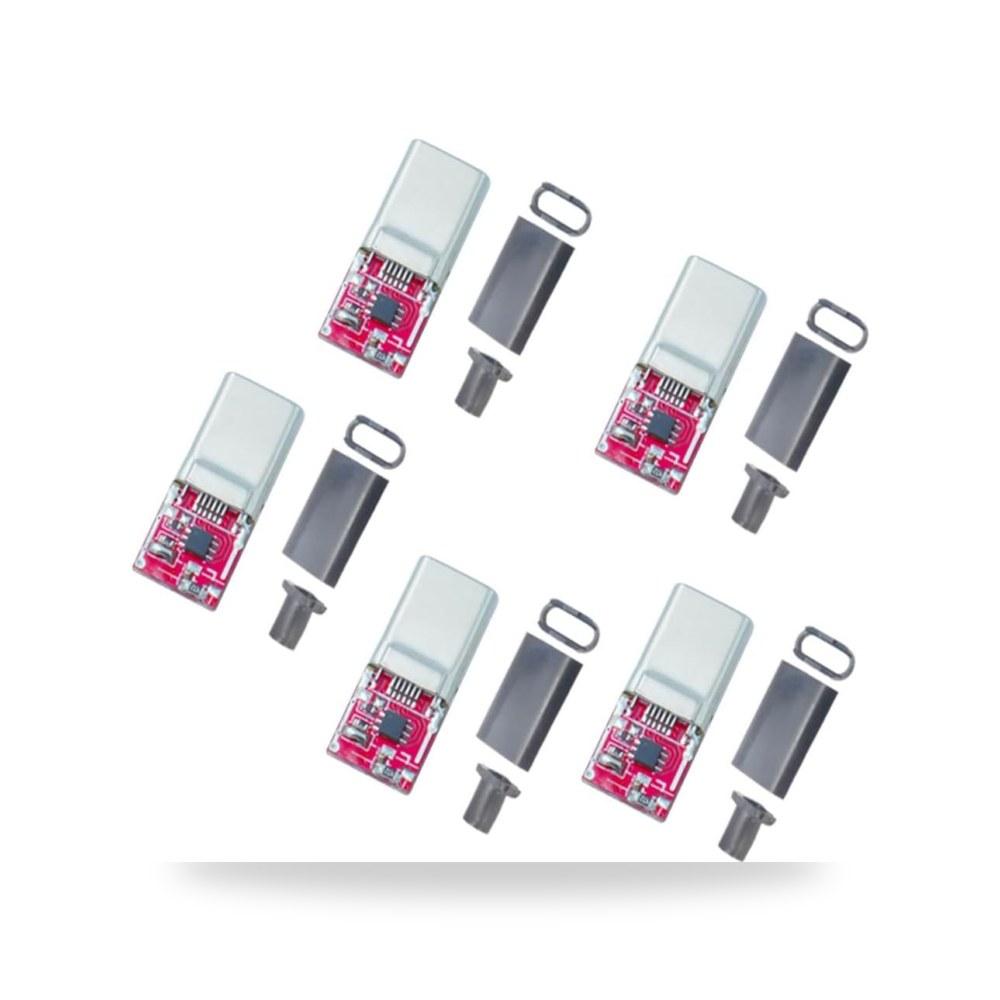 USB C PD QC 5 فولت 9 فولت 12 فولت 15 موديل USB-C (5 قطعة)