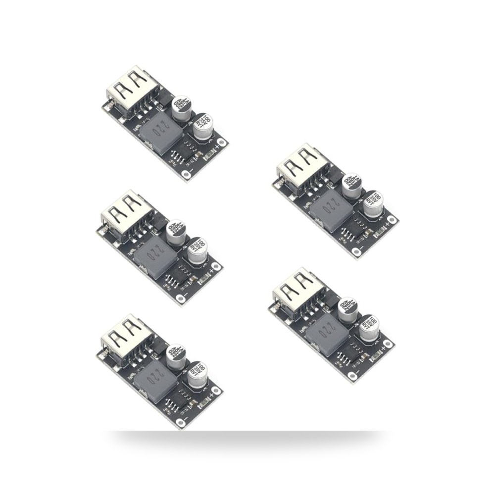 محول 5 قطع USB QC3.0 QC2.0 محول باك وحدة شحن موديل DC