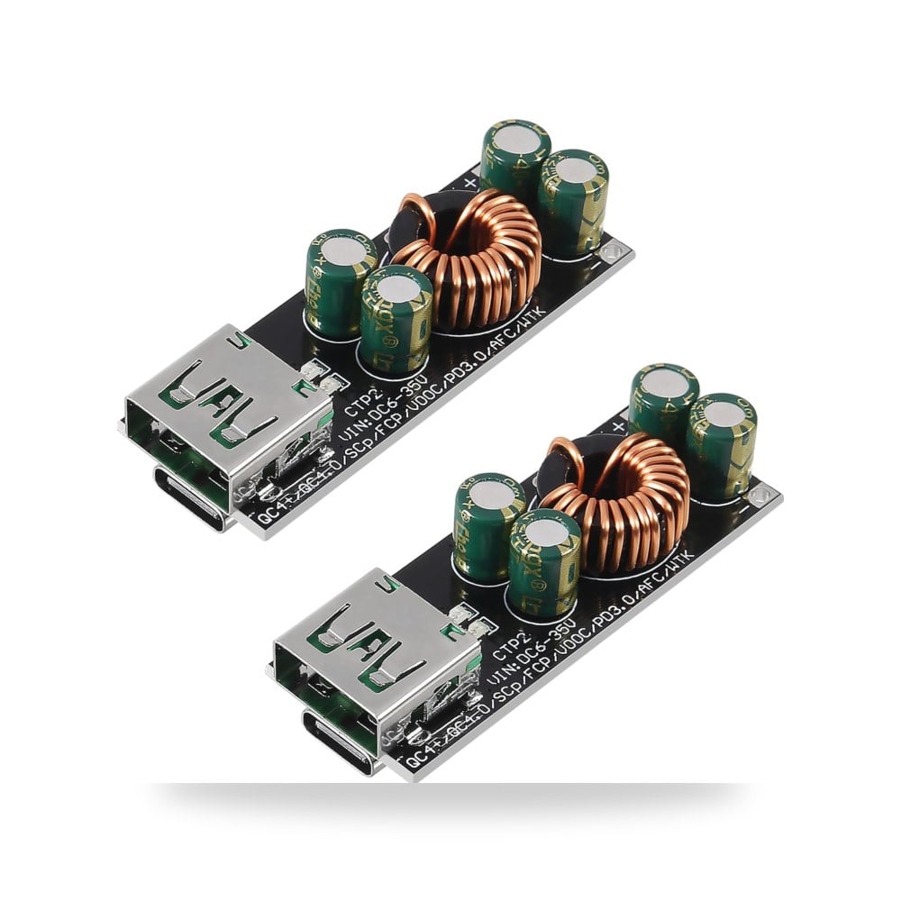 محول 2 قطعة 60 واط فولت تيار مستمر الى USB موديل 6-35