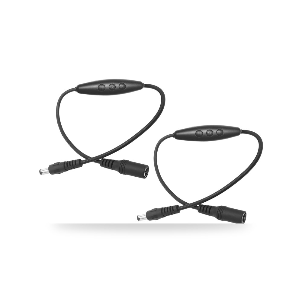 مخفتات أسلاك أسود طقم قطعتين 2Pcs موديل 6-Speed