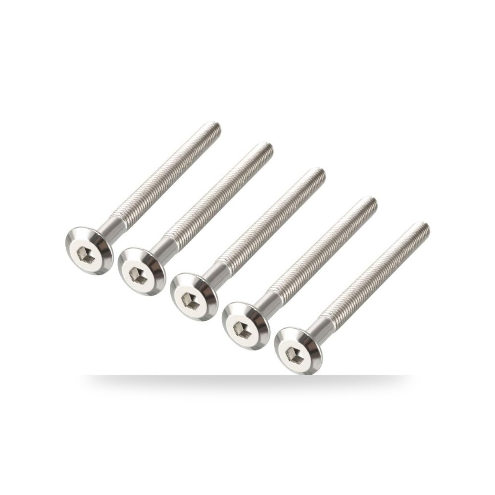 براغي تثبيت سداسية للاثاث مقاس M6 × 70 مم، مقاس 48 مم، 5