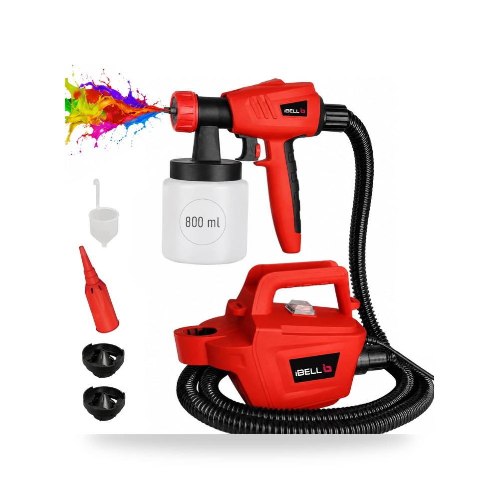 بخاخ طلاء HVLP SG80-27 من ايبيل، 800 واط، محرك نحاسي، اقصى