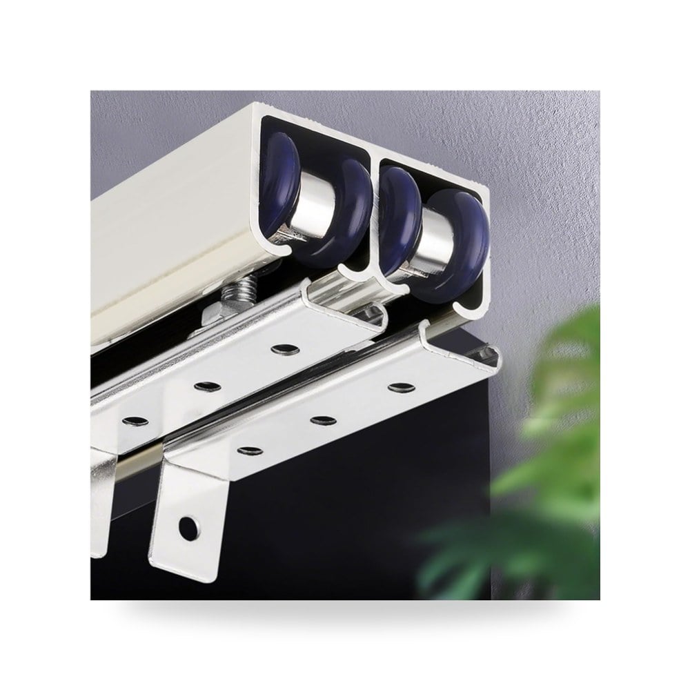 طقم مسار ومعدات تركيب باب الحظيرة المنزلق (Barn Door Hardware Kit) 5.4 متر