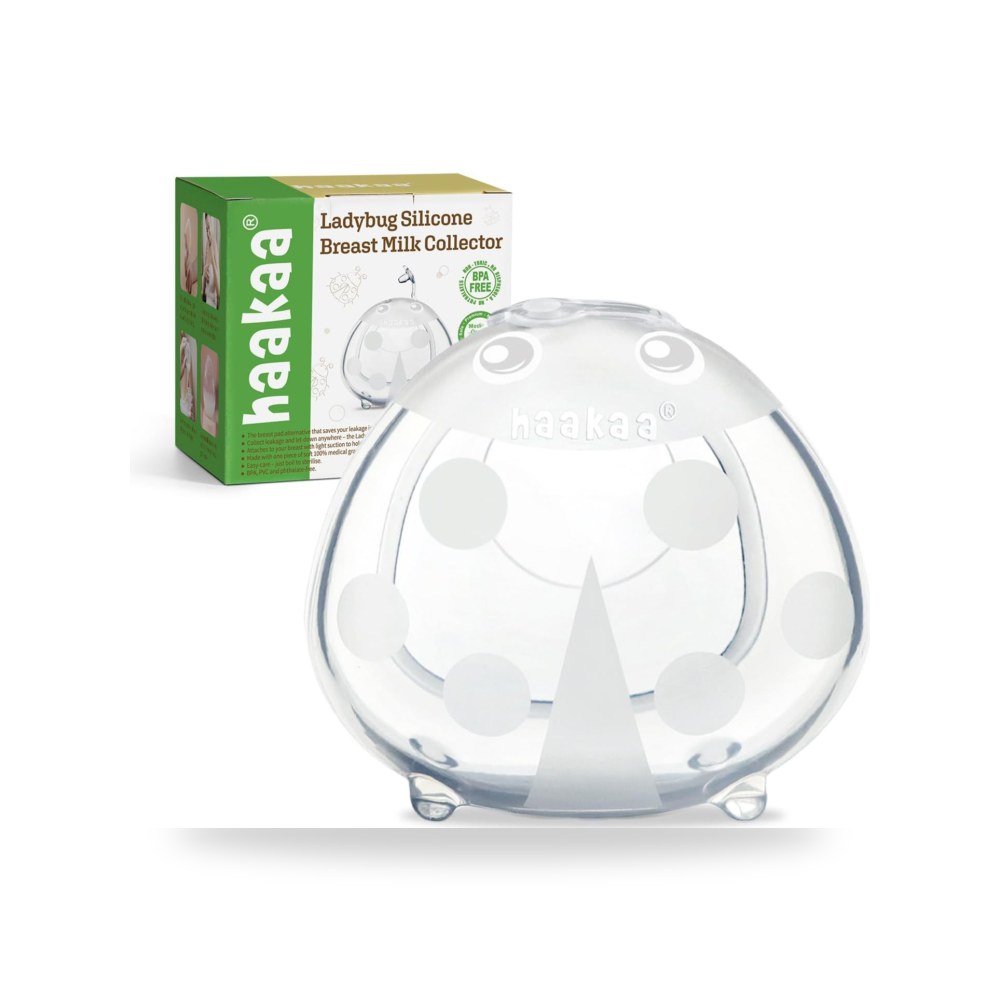 اداة جمع حليب الثدي من السيليكون مزينة بتصميم خنفساء هاكا
