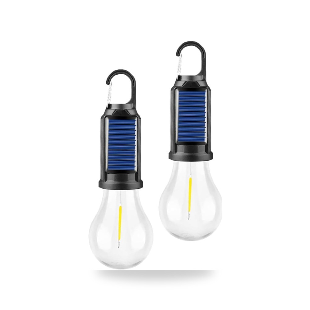 بطاريات فانوس تخييم LED محمول يعمل بالطاقة قطعتين