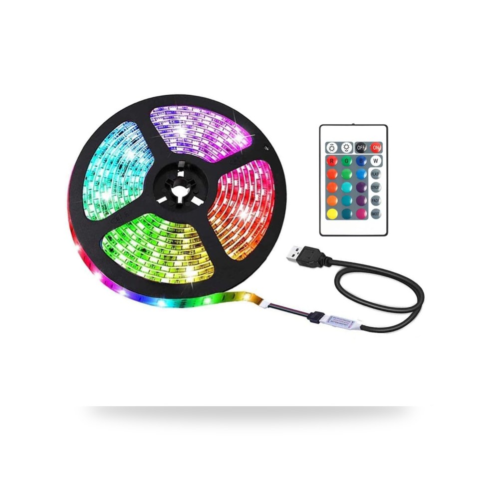 شريط اضاءة LED بمنفذ USB من فاليتوك مع لون وسطوع قابل