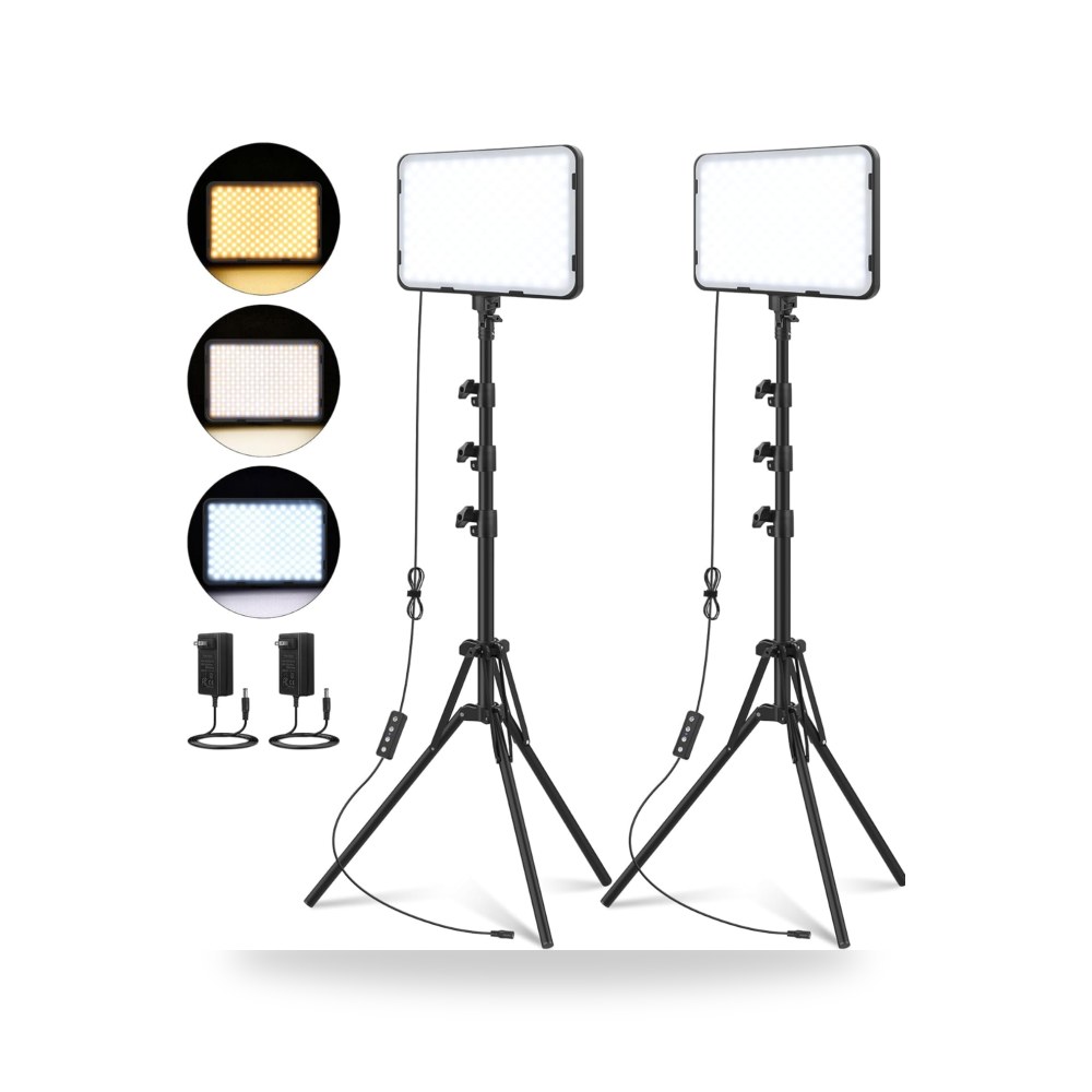 يونيكاكب مجموعة اضاءة LED للتصوير الفوتوغرافي 22 واط