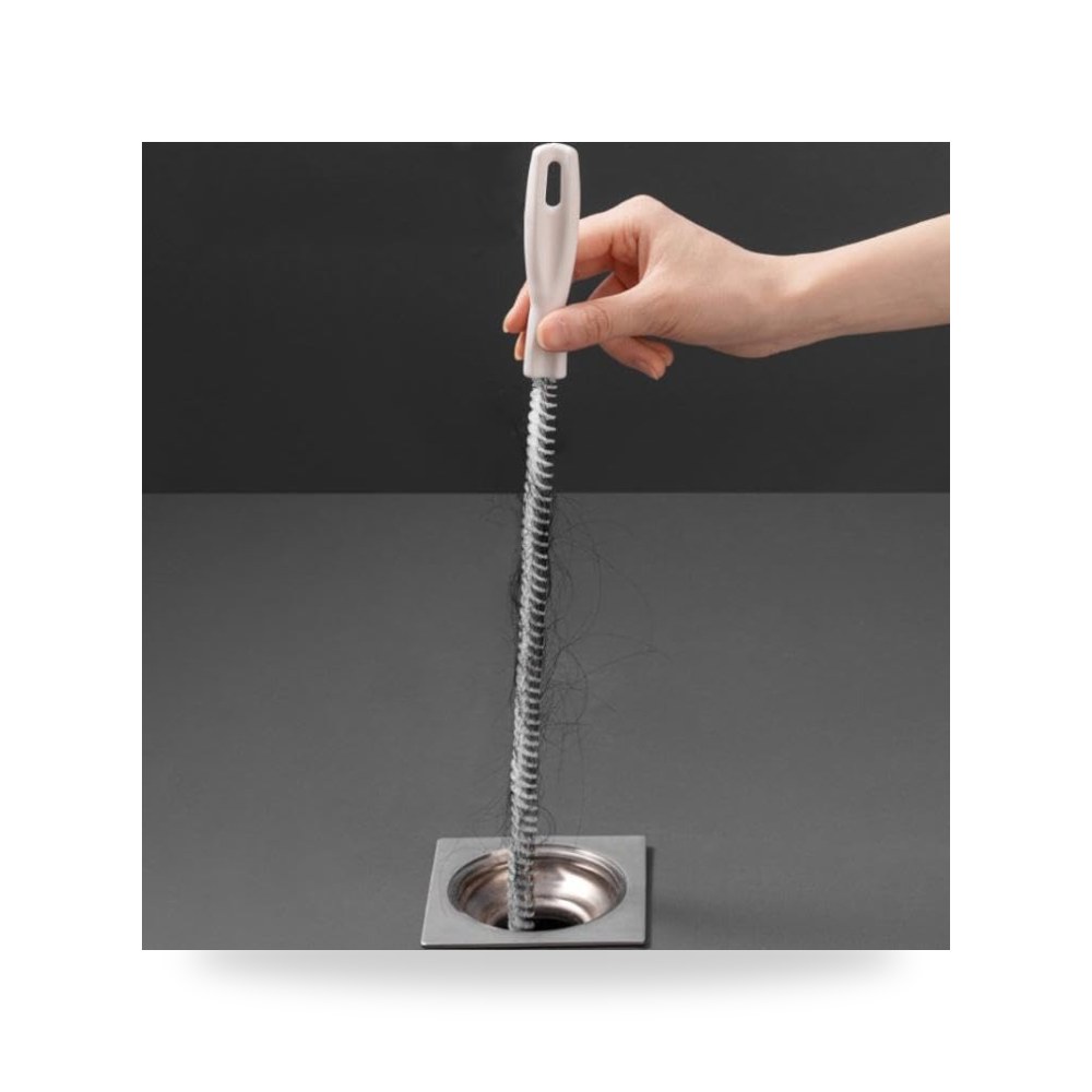إكسسوارات وتجهيزات منزلية وديكورية LsCook 60cm Pipe Cleaning Brush Drain Hair Removal