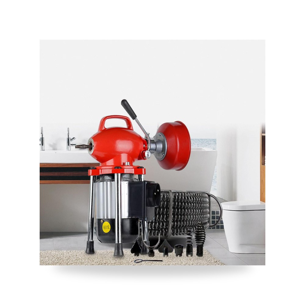 إكسسوارات وتجهيزات منزلية وديكورية Pipe Dredging Machine Electric Sewer High-Power Toilet