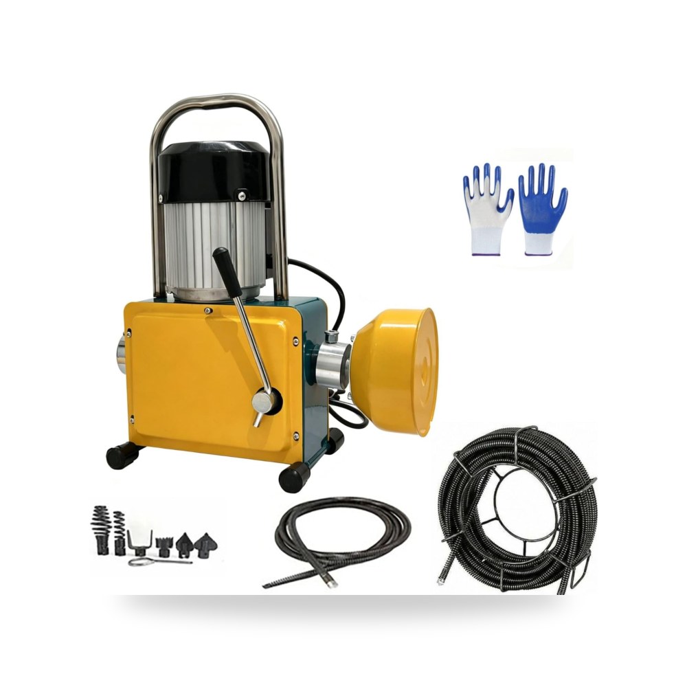 إكسسوارات وتجهيزات منزلية وديكورية Pipe Cleaning Machine 550 W Pipe Cleaning Spiral 400