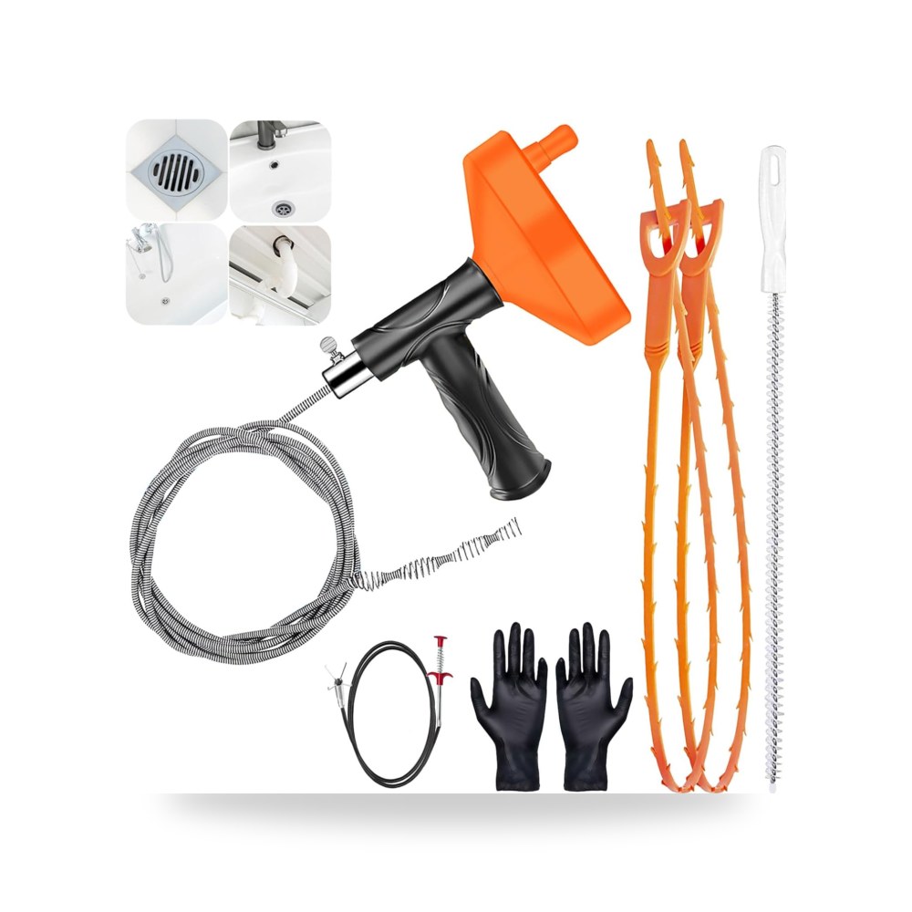 إكسسوارات وتجهيزات منزلية وديكورية Pipe Cleaning Spiral [10 M] Drain Cleaner Spiral Drain
