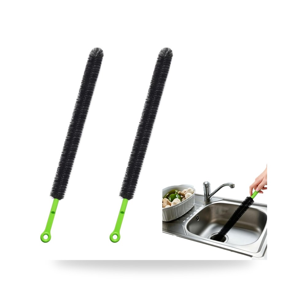 إكسسوارات وتجهيزات منزلية وديكورية Flexible Sink Drain Cleaner Brush 43cm for Hair Clog