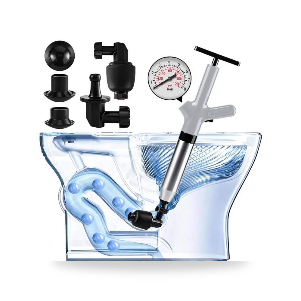 إكسسوارات وتجهيزات منزلية وديكورية Toilet Plunger Heavy Duty, High Pressure Toilet