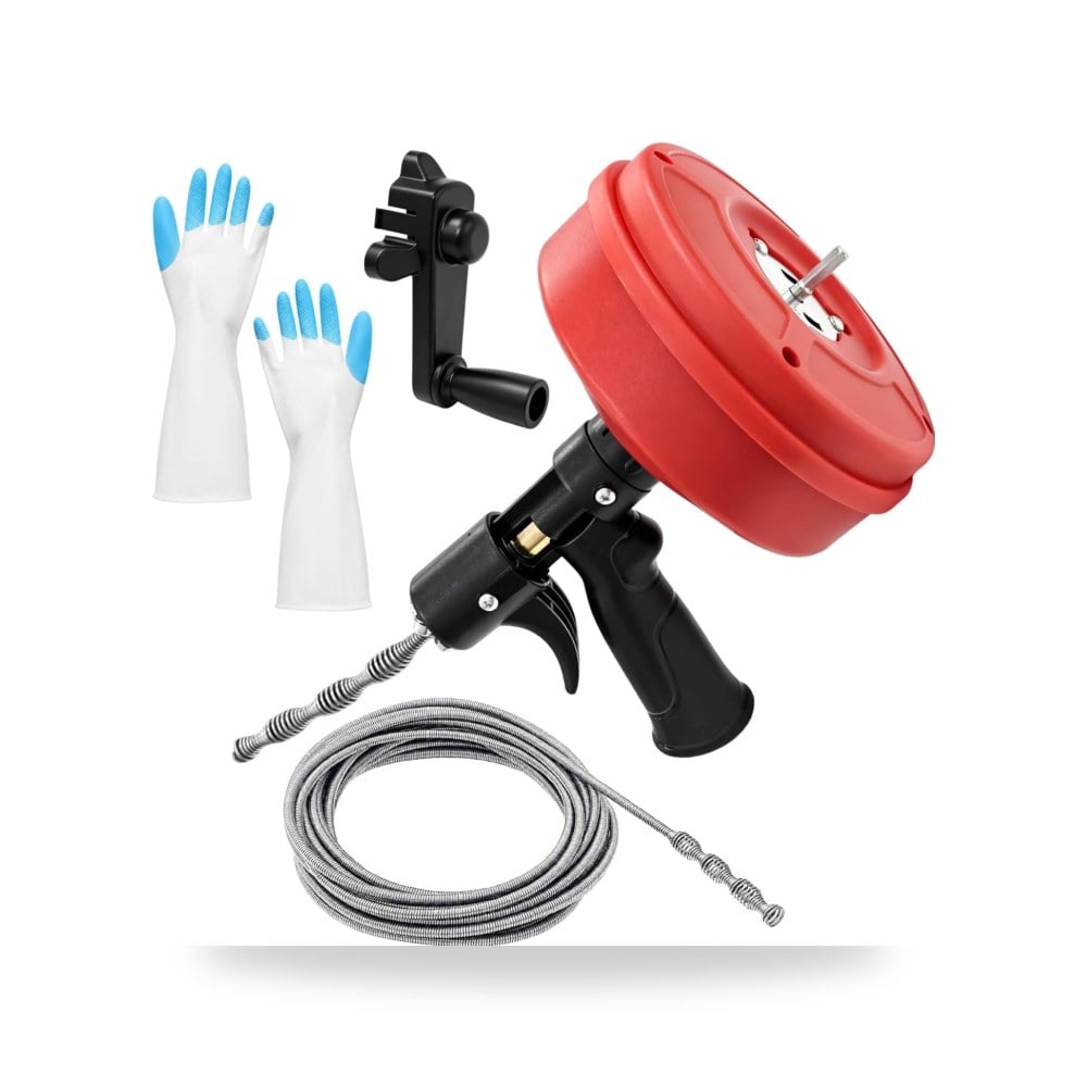 إكسسوارات وتجهيزات منزلية وديكورية Drain Auger Plumbing Snake(16Ft & 32Ft), Manual or