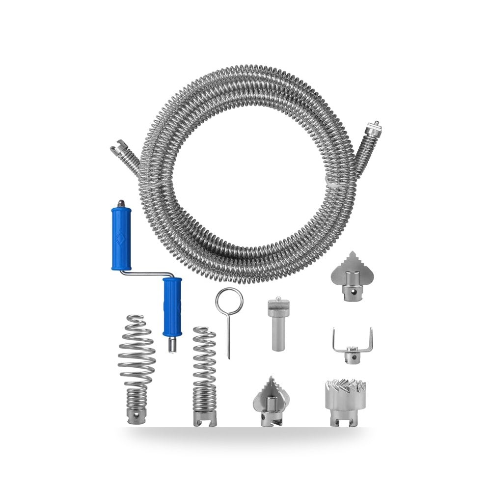 إكسسوارات وتجهيزات منزلية وديكورية 16.4ft Drain Snake w - 6 Drill Attachment for Shower