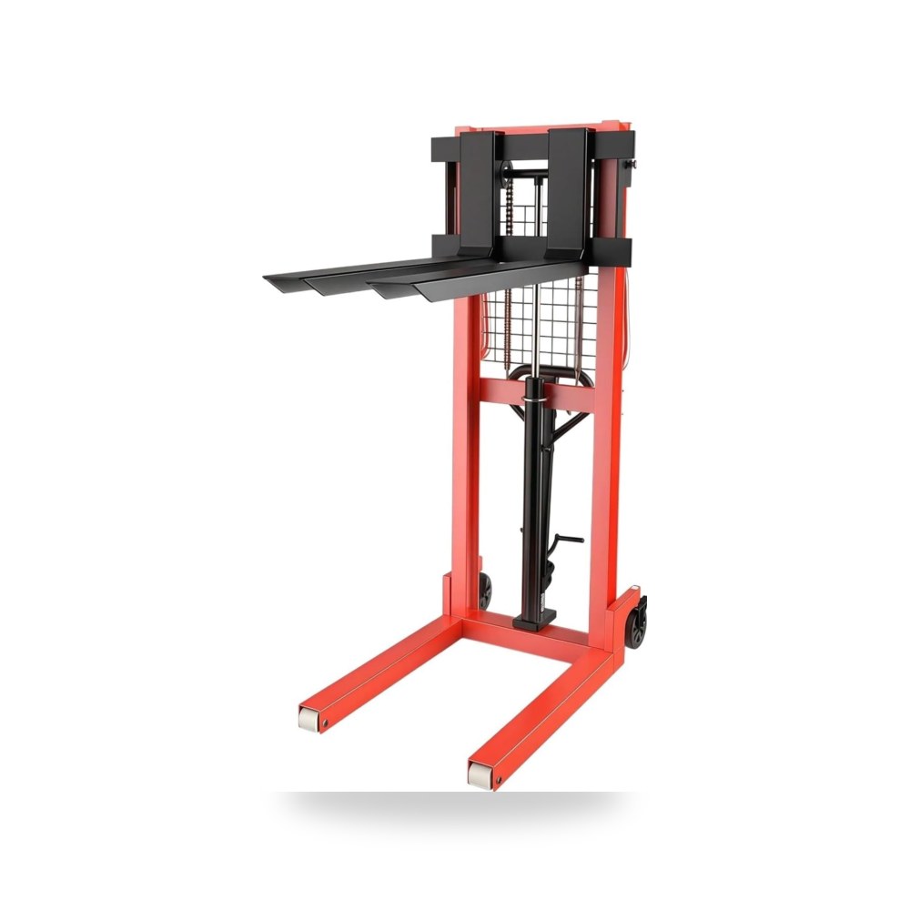 شاحنة البليت Hand Stacker Fork Adjustable Width Swivel