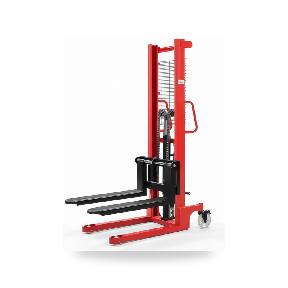 شاحنة البليت Hand Stacker 1T Fork C-Channel Steel with