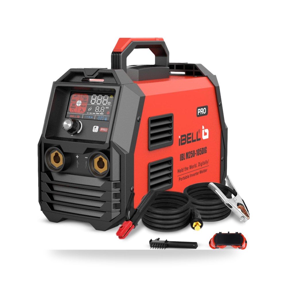 ايبل الة لحام 2 في 1 M250-105DIG، 200A، MMA - TIG Lift | شاشة