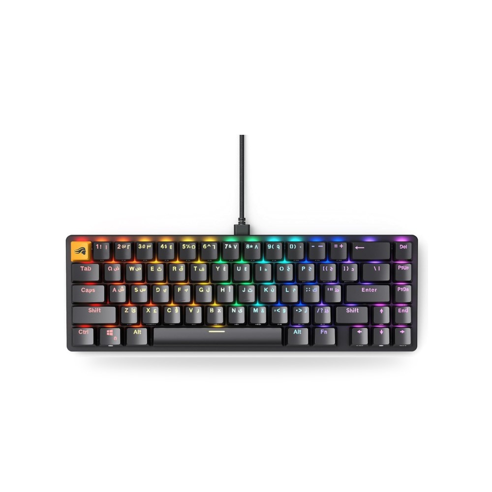 كيبورد جلوريوس جي ام ام كيه 2 مع RGB و قابل موديل USB-A