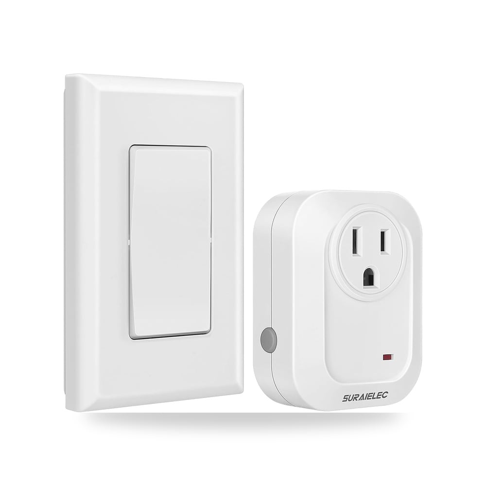 مفتاح حائط لاسلكي للتحكم عن بعد من سورايليك، لا يحتاج الى SURAIELEC موديل Plug-in