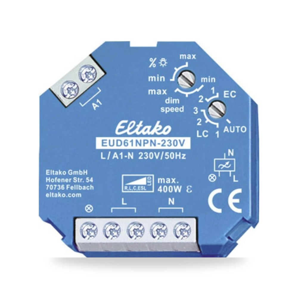 ايلتاكو EUD61NPN-230V 61100802 عالمي مخفت إنارة أزرق