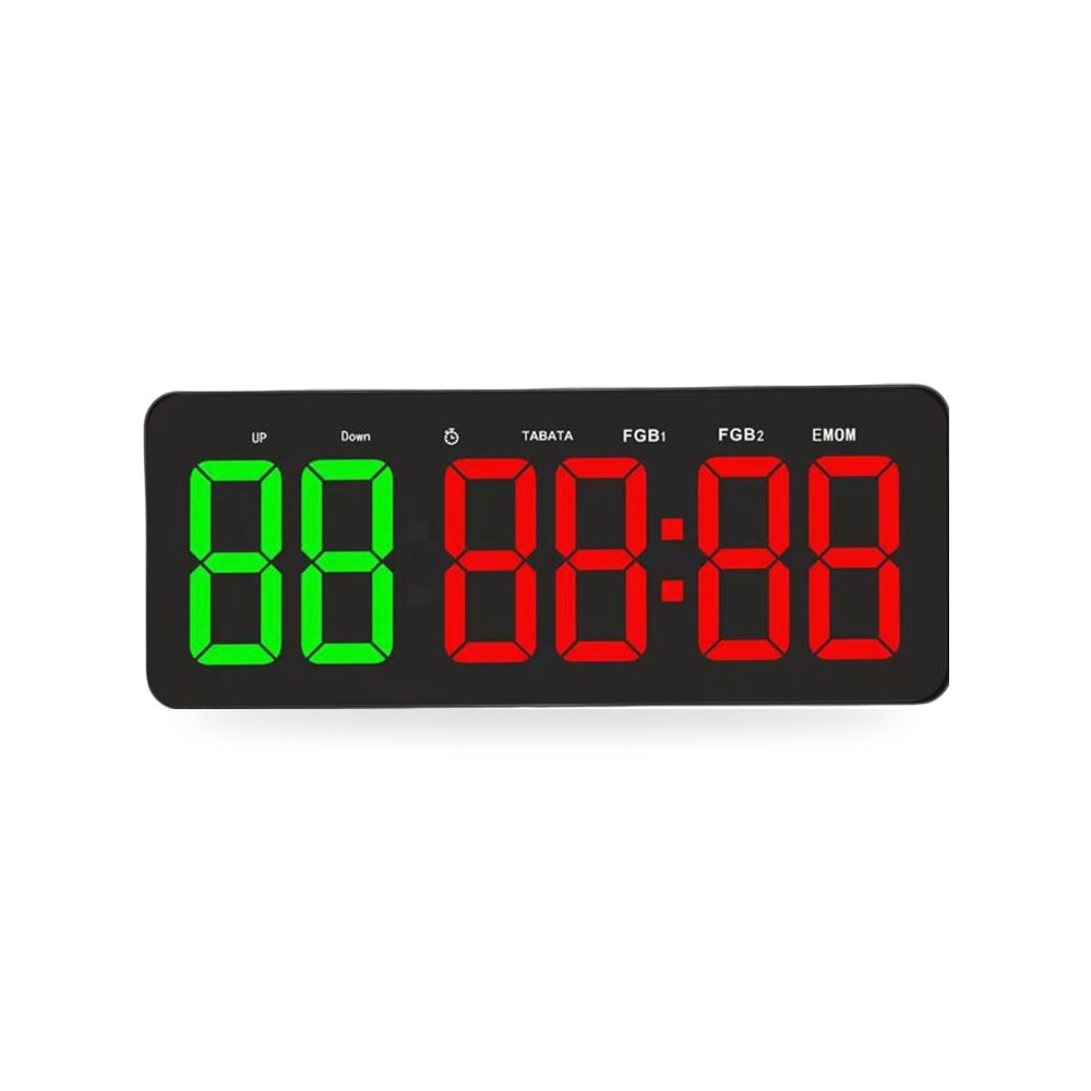 دبفورز مؤقت صالة الالعاب الرياضية LED كبير 12.4 انش | مؤقت