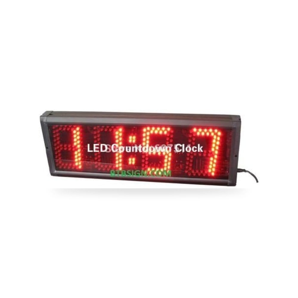 ساعة حائط خارجية 5 انش LED من كونكو مع مؤقت عد كانكو