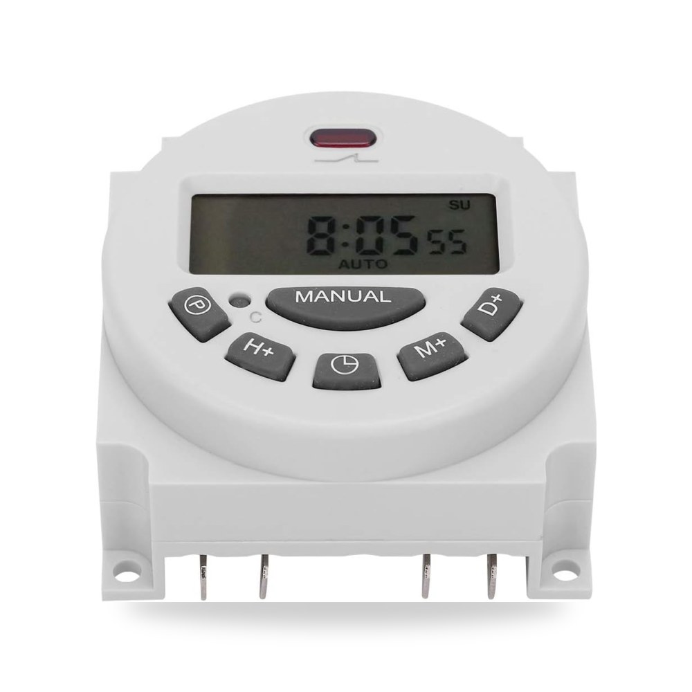 فابتر مؤقت رقمي 12 فولت LCD قابل للبرمجة، CN101A L701