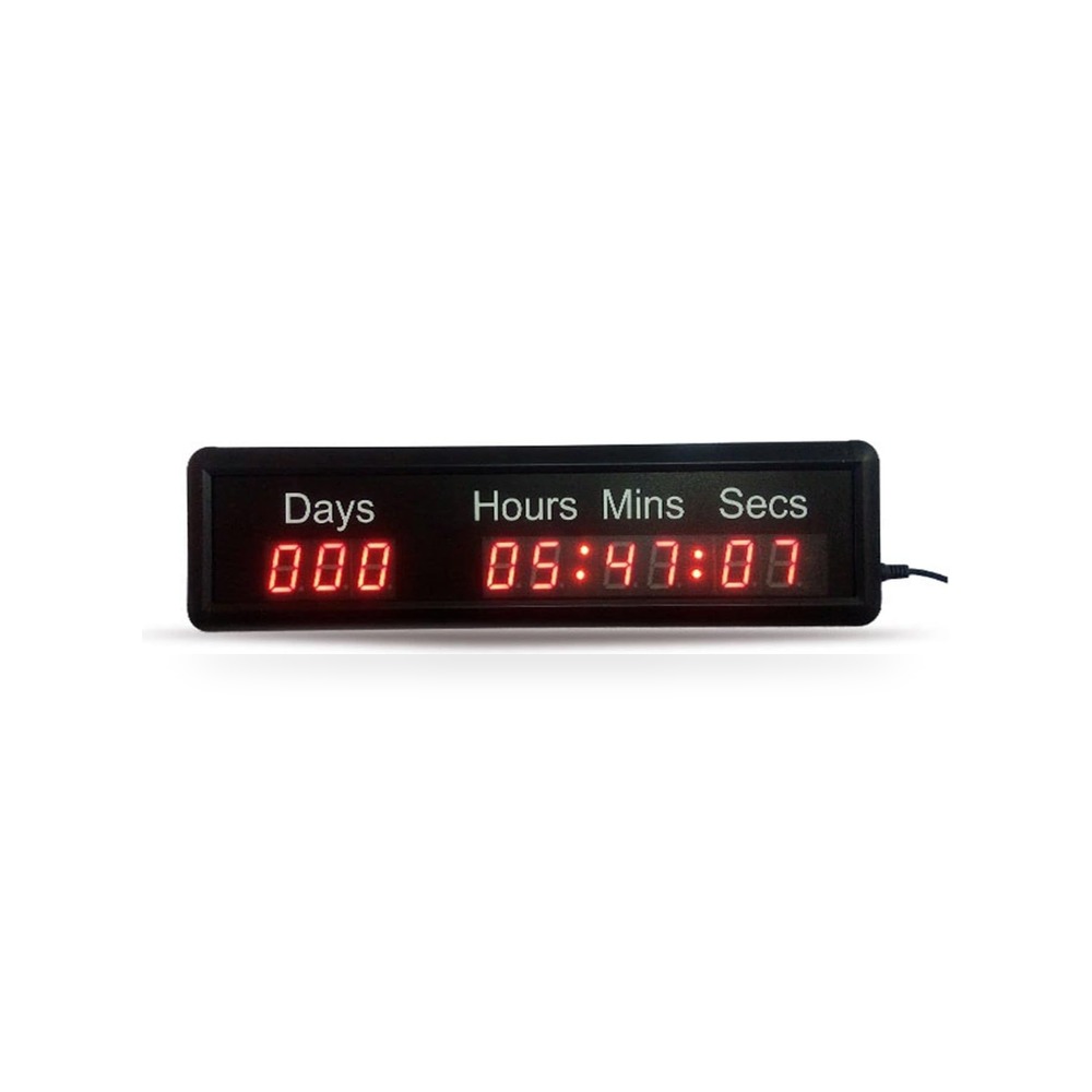 ساعة عداد تنازلي LED كبيرة الحجم للعد التنازلي 4 انش لليوم HAKgskk