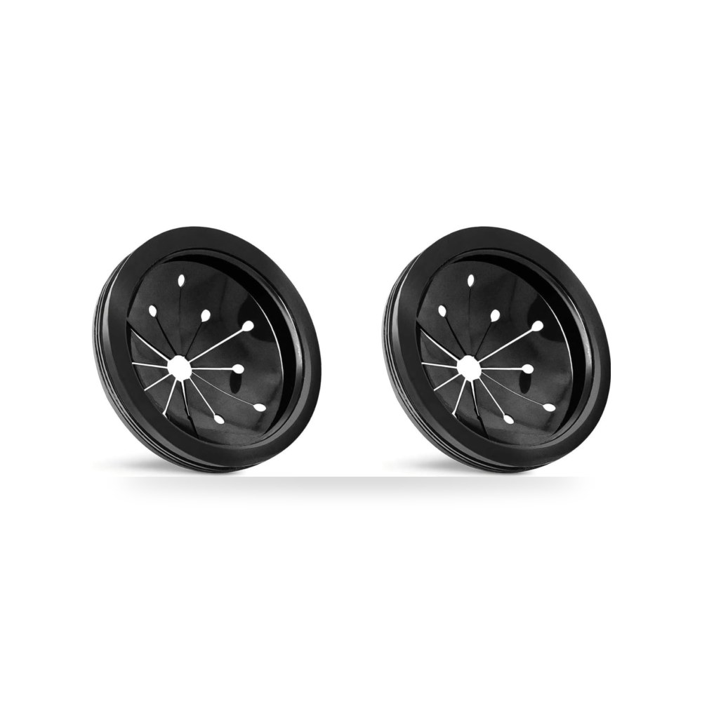 مفتتات الطعام وقطع غيارها أسود طقم قطعتين موديل 3-Inch