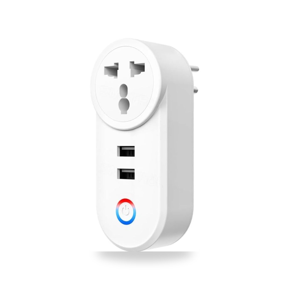 قابس واي فاي ذكي مع منافذ USB مزدوجة - مقبس تحكم عن بعد 16 جينيريك