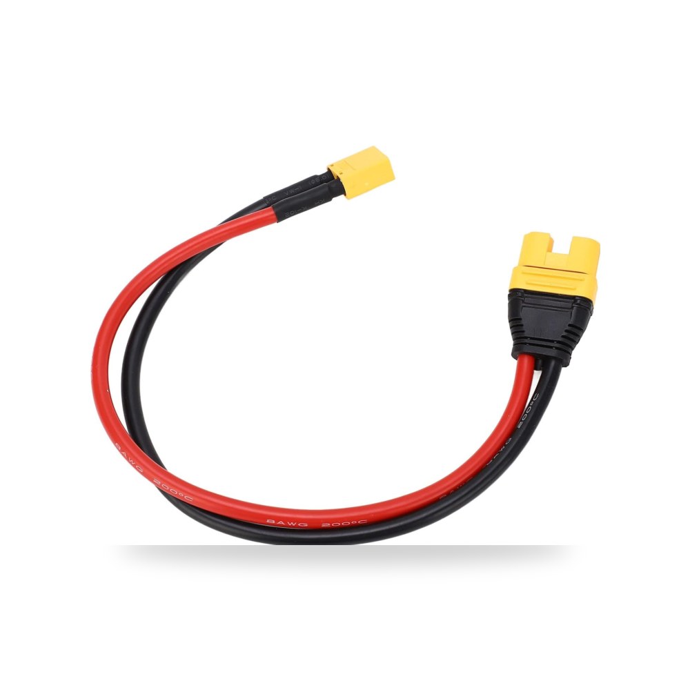 جياوو محول AS150U انثى الى XT90 ذكر 8 ايه دبليو جي، سلك
