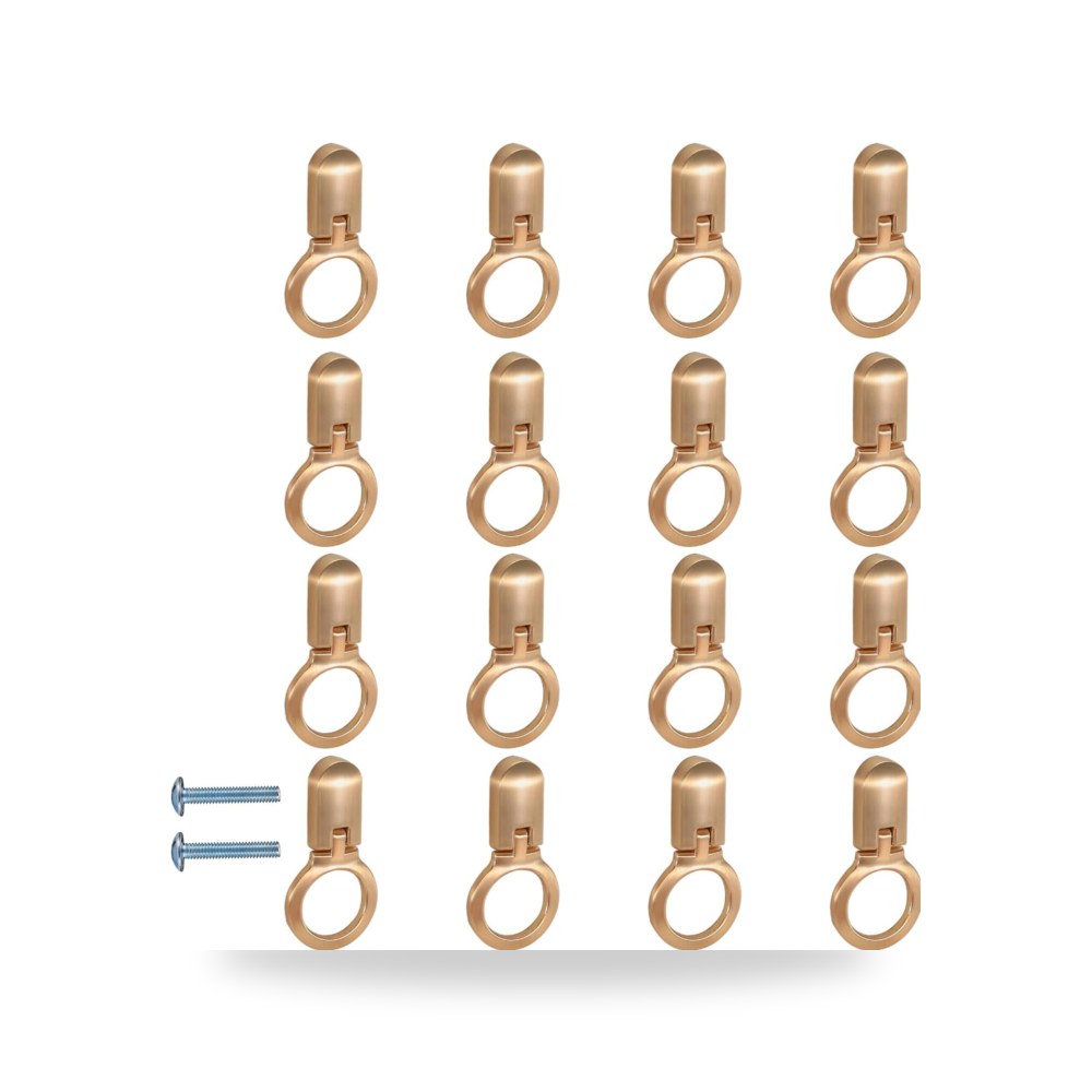 طقم مقابض سحب وخزائن فخمة من سبائك الزنك والنحاس المقاوم للصدأ للأبواب والأدراج ماركة