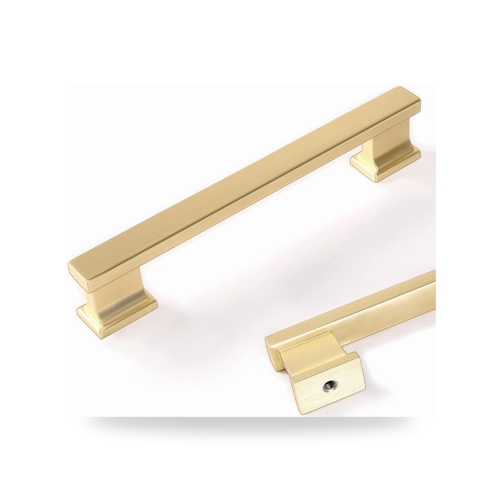 طقم مقابض سحب وخزائن فخمة من خشب زان طبيعي صلب للأبواب والأدراج ماركة Hardware Handles