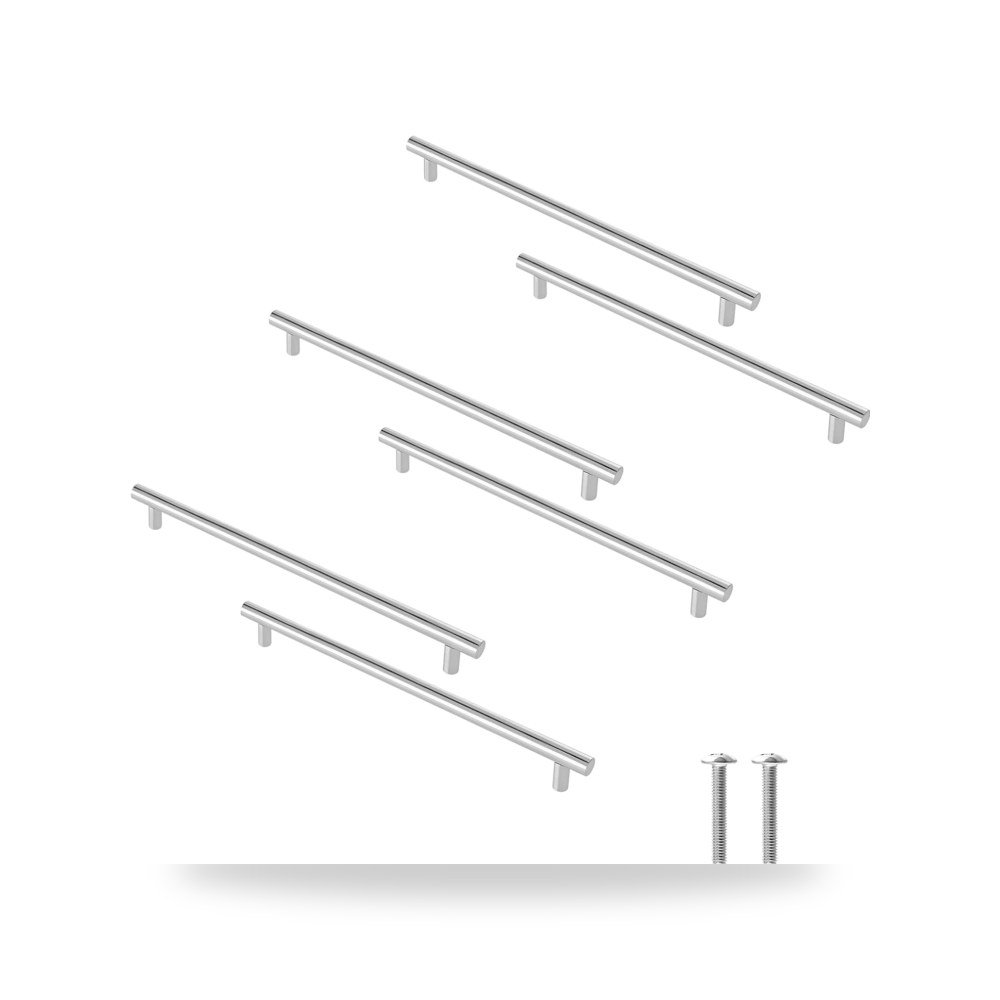 طقم مقابض سحب وخزائن فخمة من خشب زان طبيعي صلب للأبواب والأدراج ماركة Hardware Handles
