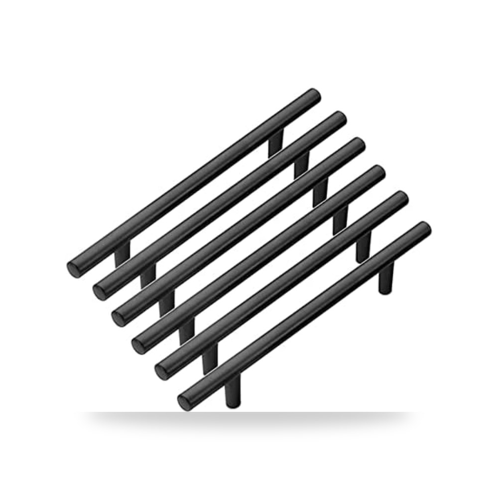 مقابض وأذرع وأيدي الأبواب ألومنيوم أسود 320mm