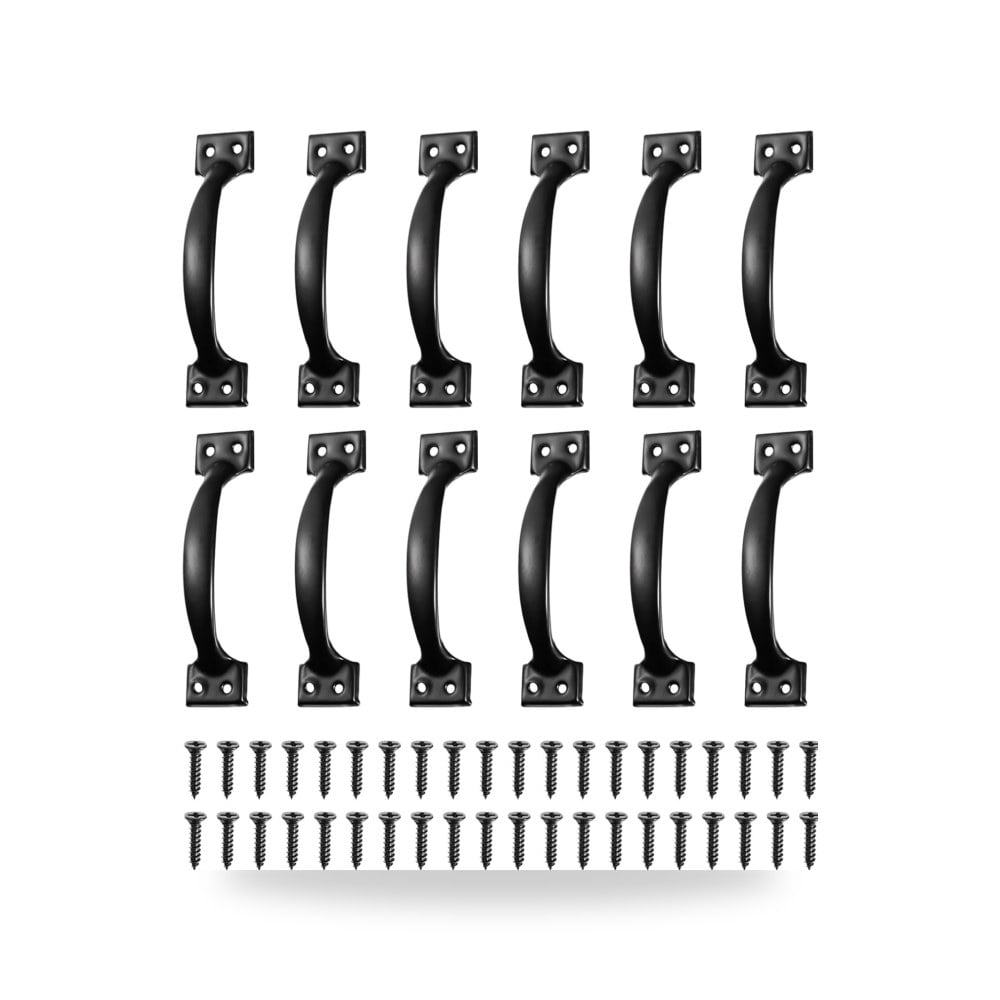 طقم مقابض سحب وخزائن فخمة من خشب زان طبيعي صلب للأبواب والأدراج ماركة Hardware Handles