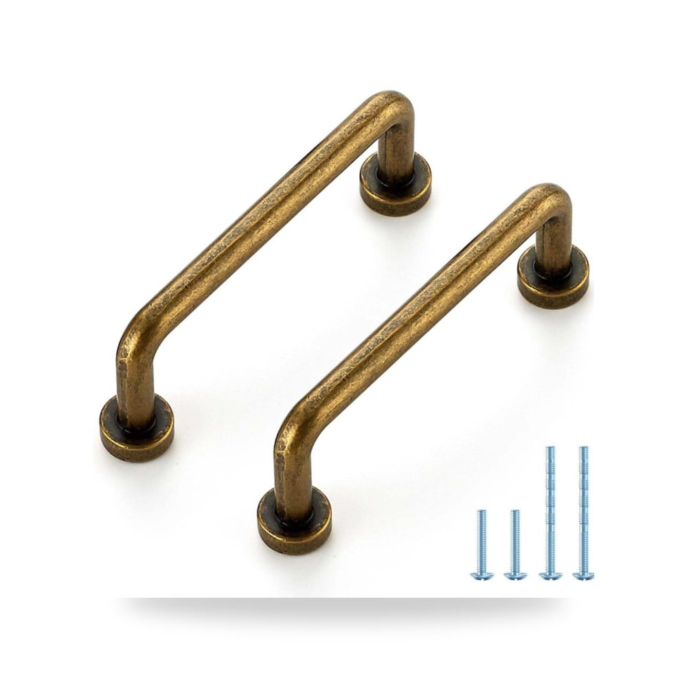 طقم مقابض وأزرار سحب للأدراج وتسريحات الأثاث برونزي زيتي عتيق (Oil-Rubbed Bronze)