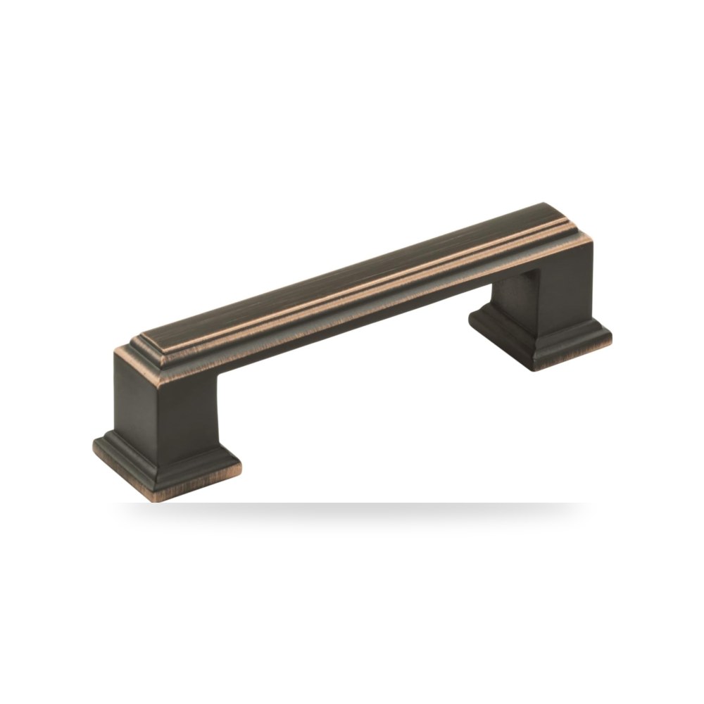 طقم مقابض وأزرار دواليب وخزائن المطبخ العصرية 76 مم برونزي زيتي عتيق (Oil-Rubbed Bronze)
