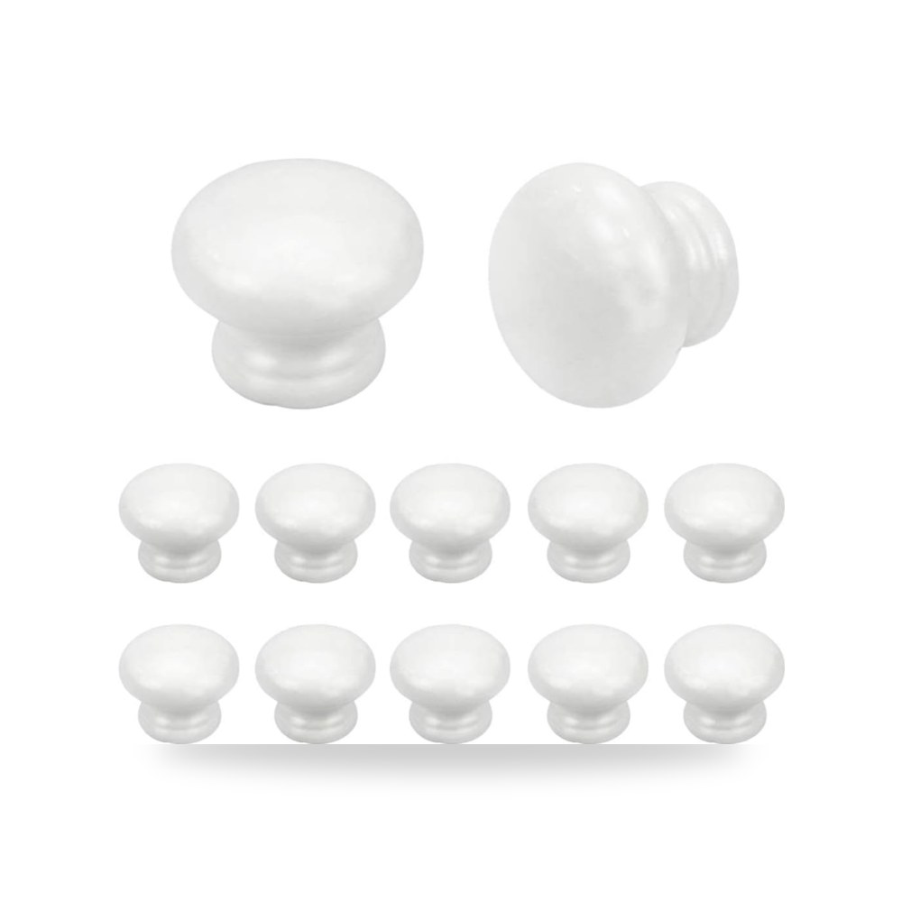 طقم مقابض سحب وخزائن فخمة من خشب زان طبيعي صلب للأبواب والأدراج ماركة Hardware Handles