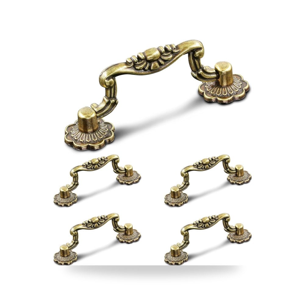 طقم مقابض وأزرار سحب للأدراج وتسريحات الأثاث برونزي زيتي عتيق (Oil-Rubbed Bronze) تيريفي