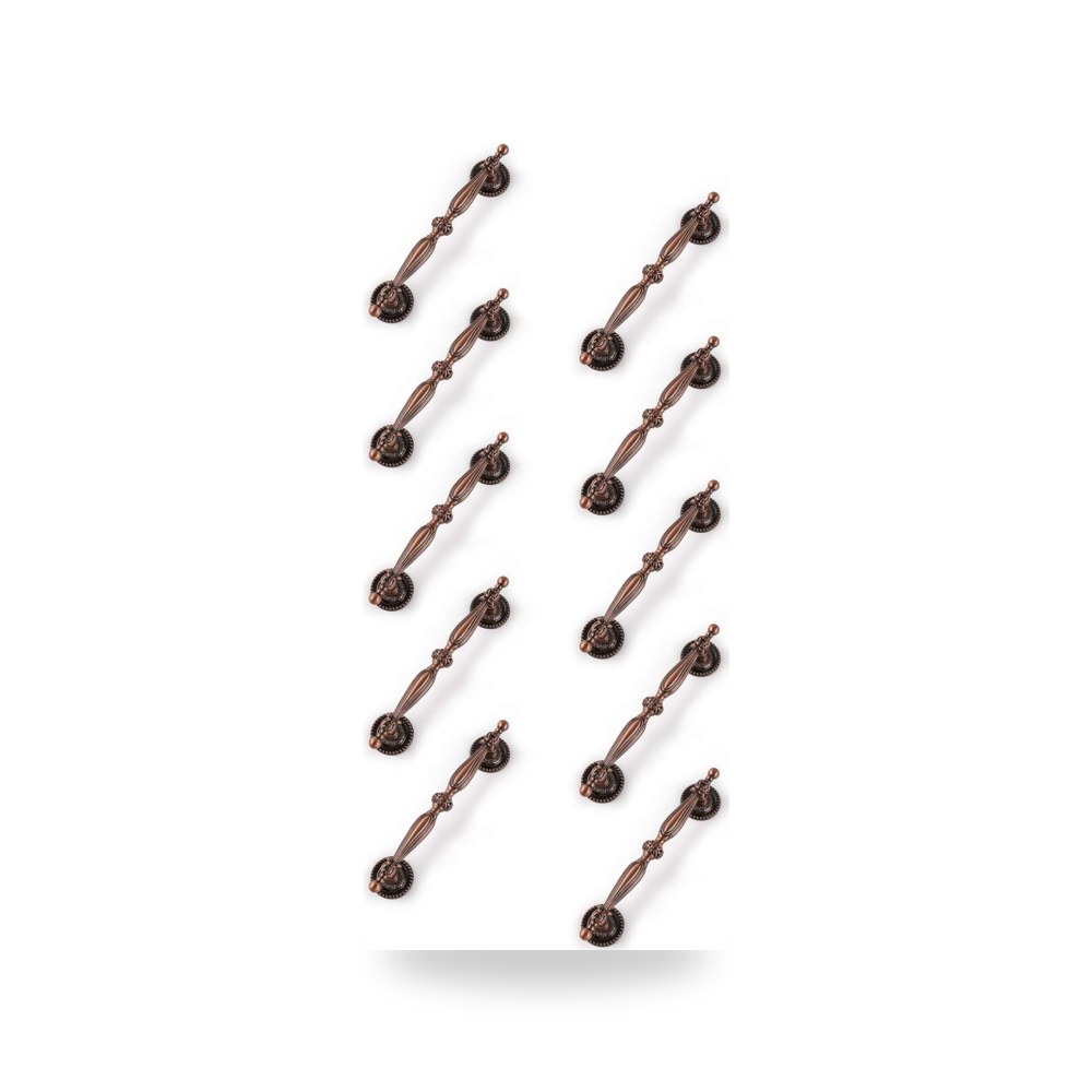 طقم مقابض وأزرار دواليب وخزائن المطبخ العصرية برونزي زيتي عتيق (Oil-Rubbed Bronze) زد اكس