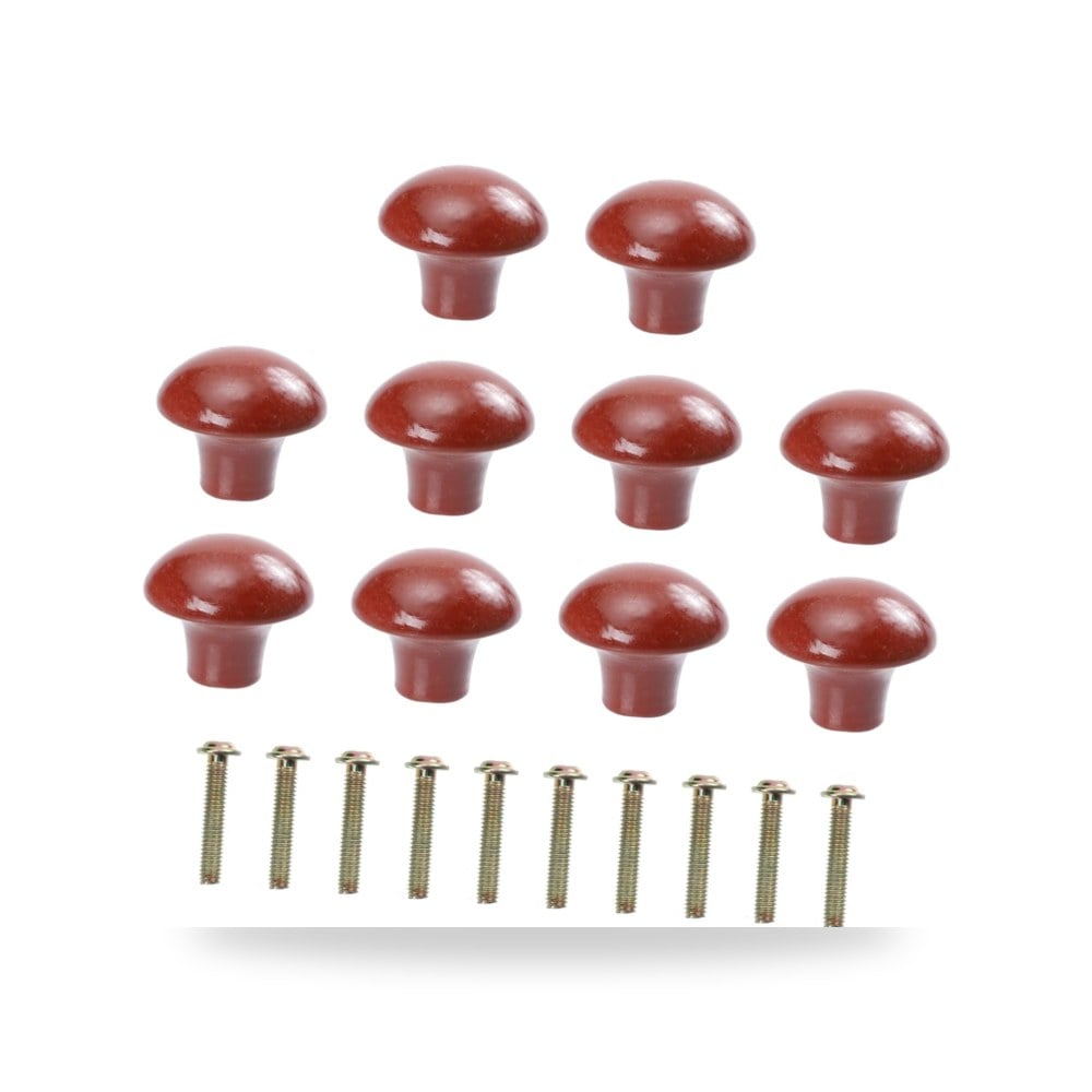 طقم مقابض سحب وخزائن فخمة من خشب زان طبيعي صلب للأبواب والأدراج ماركة Hardware Handles