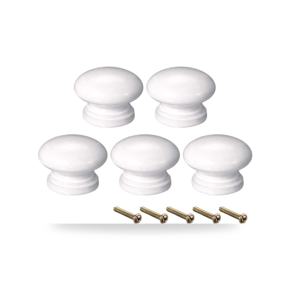 طقم مقابض سحب وخزائن فخمة من خشب زان طبيعي صلب للأبواب والأدراج ماركة Hardware Handles Pro