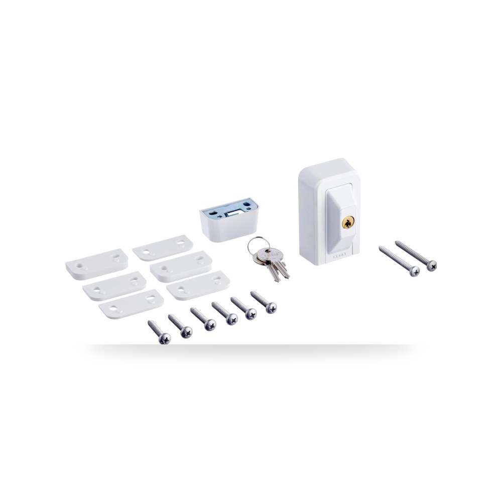 ابوس قفل النافذة 20735 نوع 3010 ابيض - أبوس (ABUS Security)