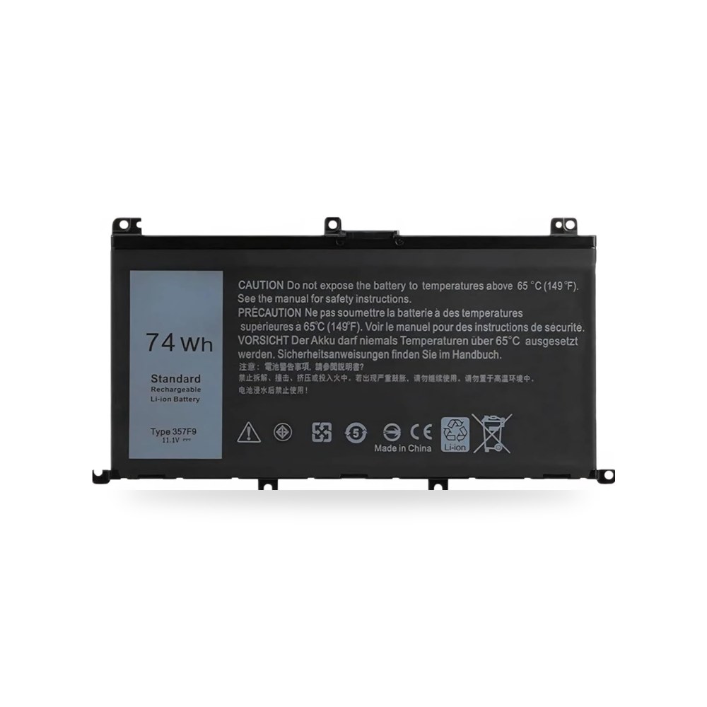 بطاريات بطارية بديلة 74Wh 357F9 لسيارة موديل INS15PD