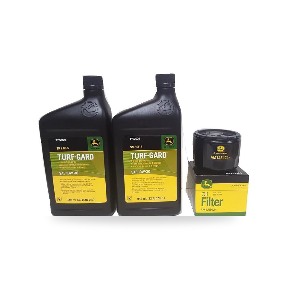 2 كوارت جون ديري Turf Gard SAE 10W 30 Oil الوصف موديل Turf-Gard