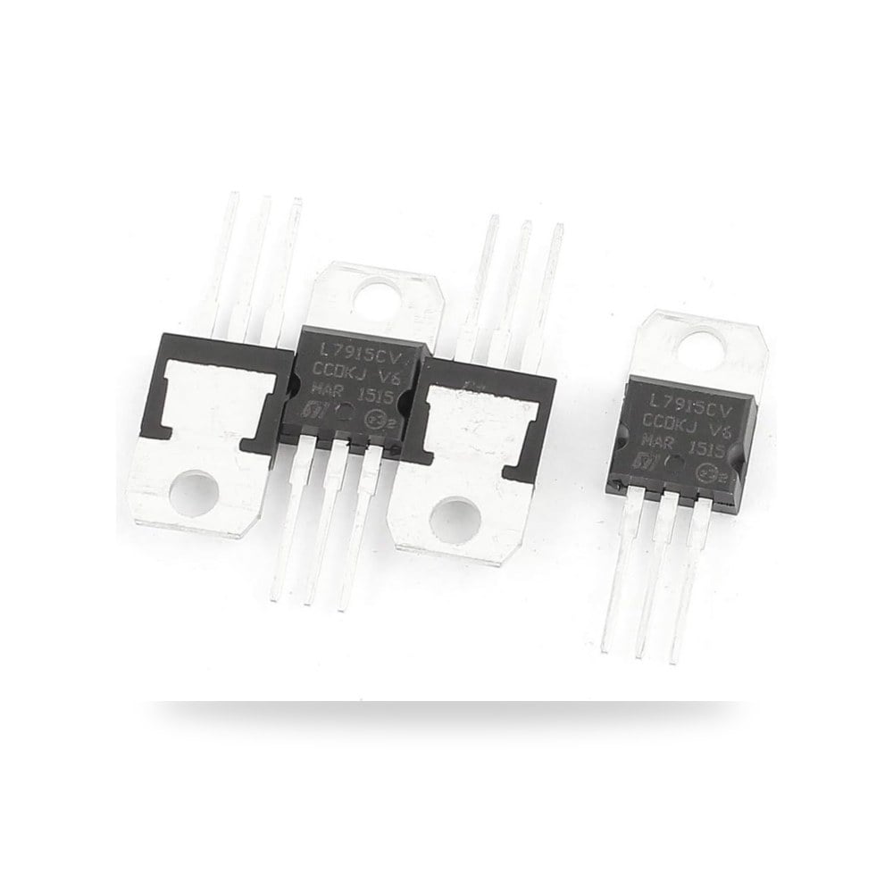 ايكسيت 4 ترانزستور قطع 3 اطراف منظم الجهد موديل L7915CV